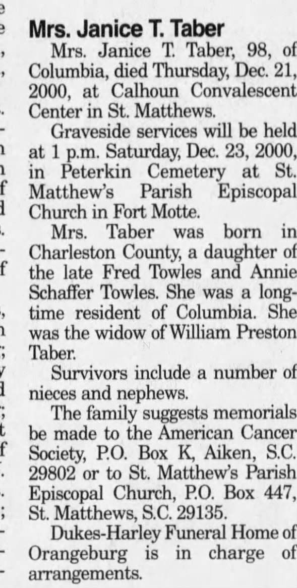 Clipping from The Times and Democrat